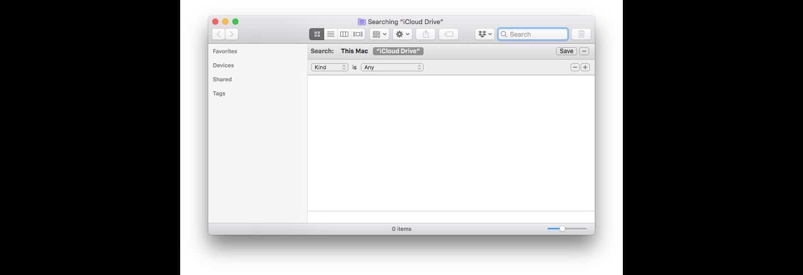 This is the basic 'Find' window in Finder.