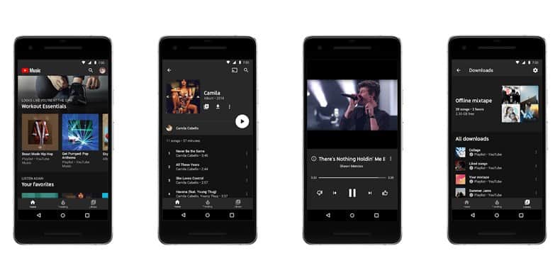 YouTube Music on mobile