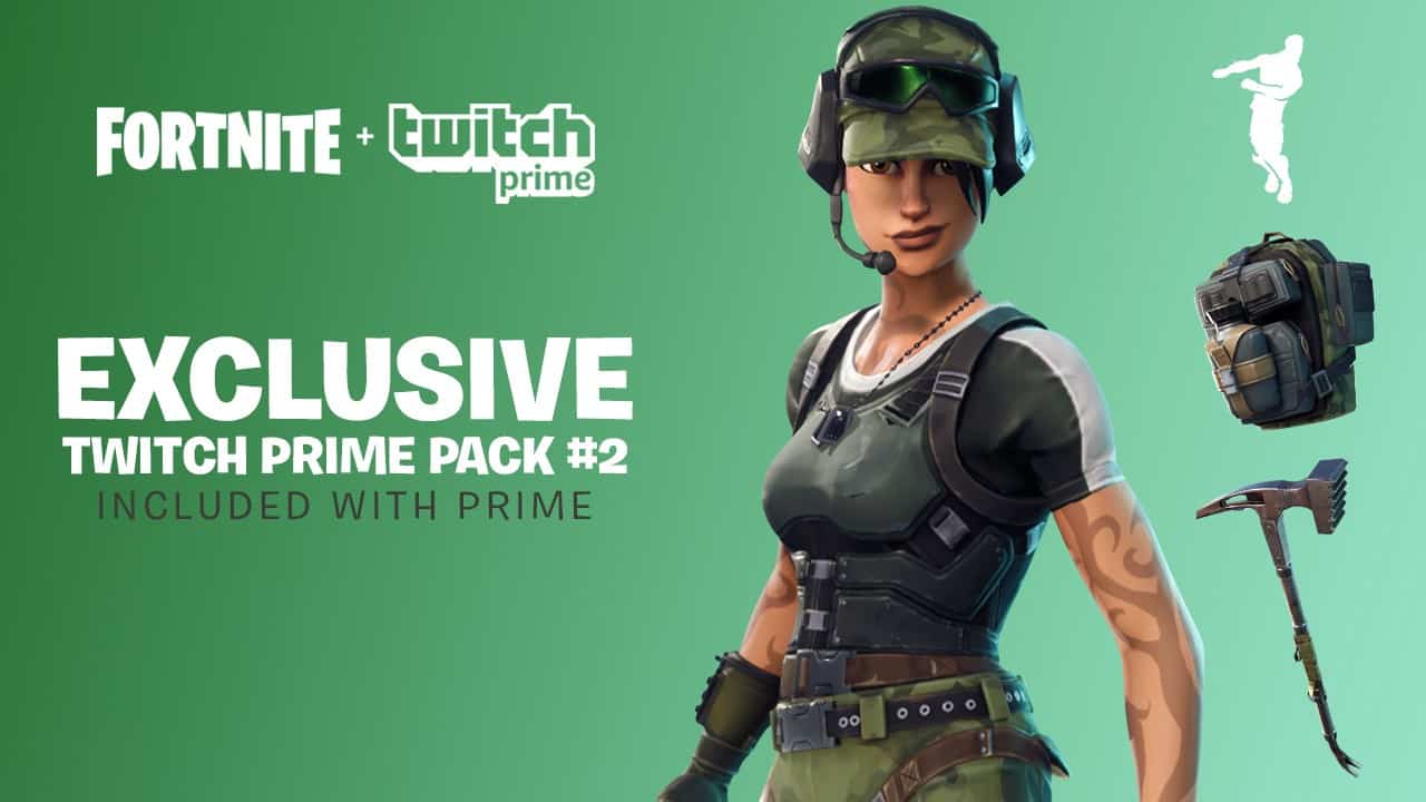 Fortnite Twitch Prime loot pack