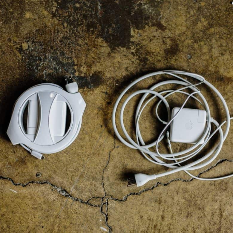 No more tangles with the Side Winder cable tidy