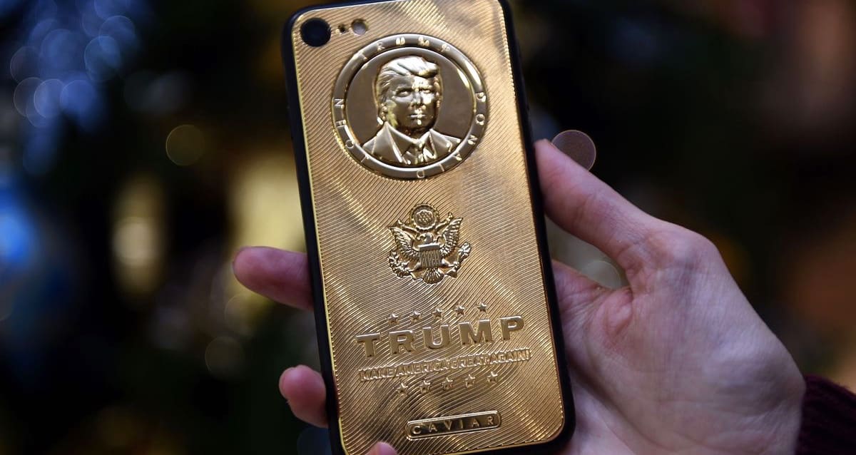 This is the Trump iPhone, but not Trump's iPhone.