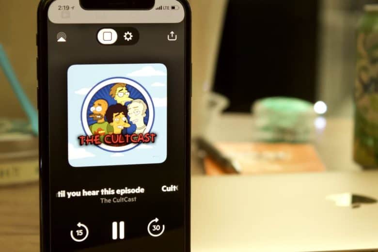 Castro 3 playing the CultCast podcast