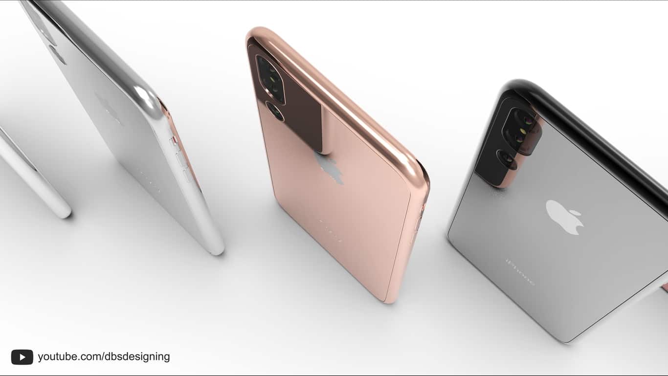 An artist compiled various rumors about the 2018 iPhone into images, including this one.