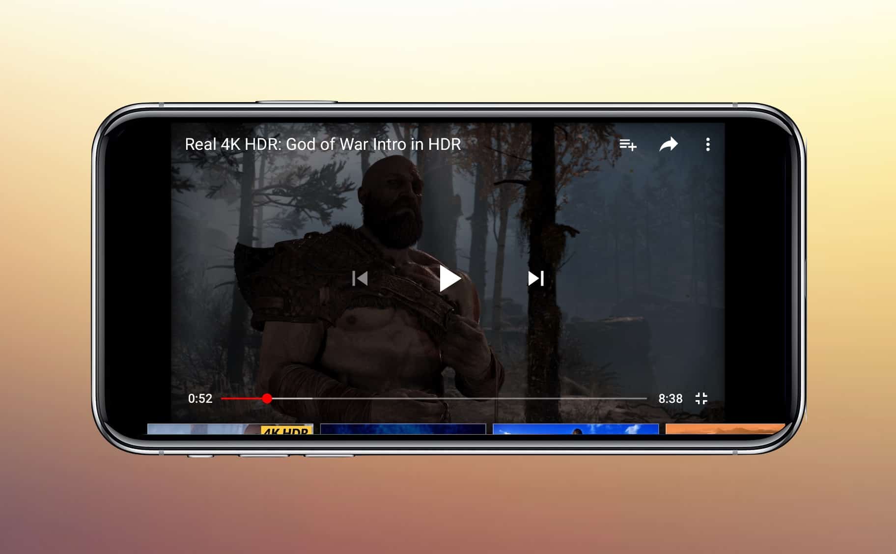 Displaying an HDR YouTube video on a non-HDR screen is impossible.