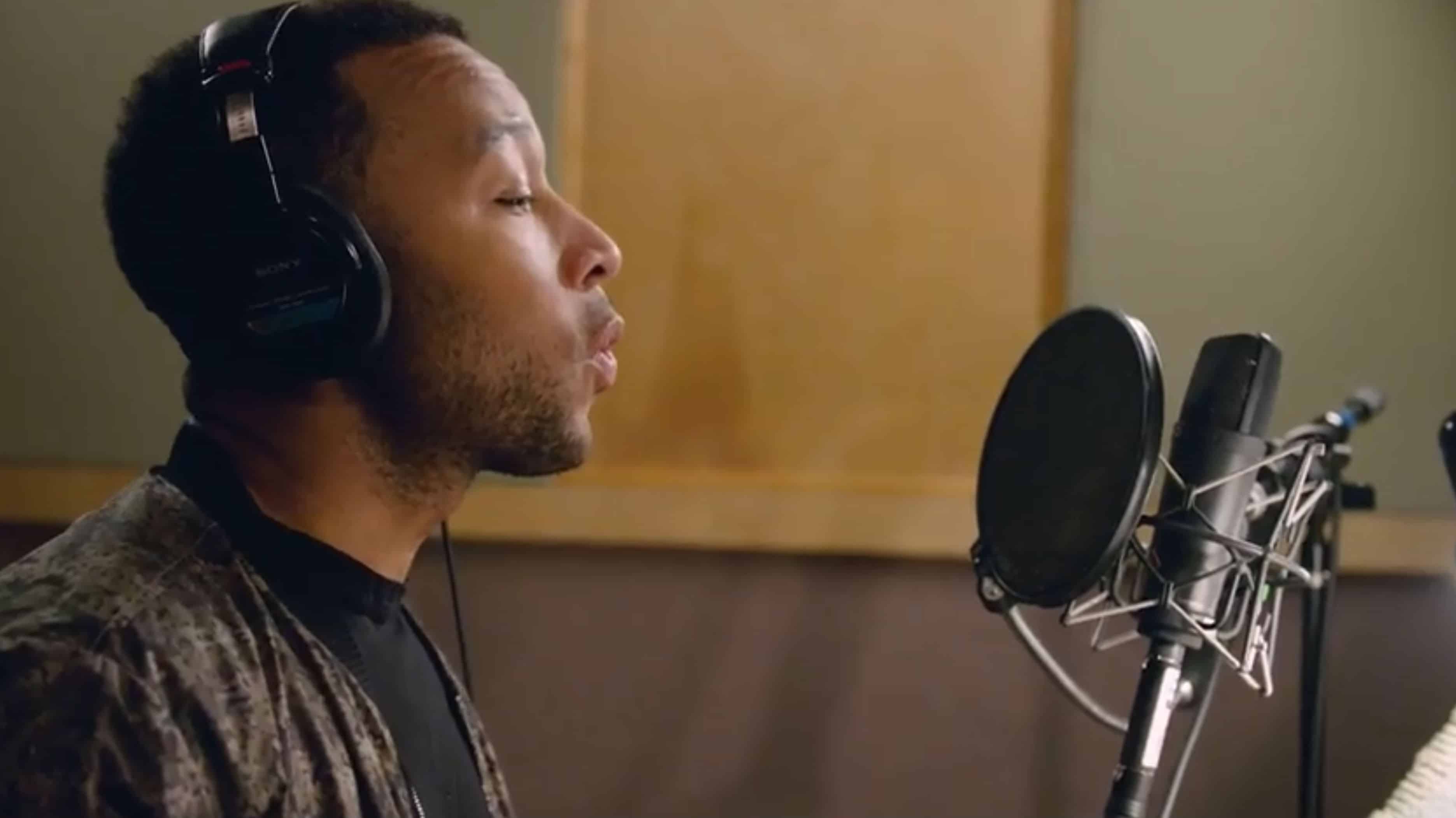 A demo from Google I/O shows John Legend recording his voice, which is coming soon to Google Assistant.
