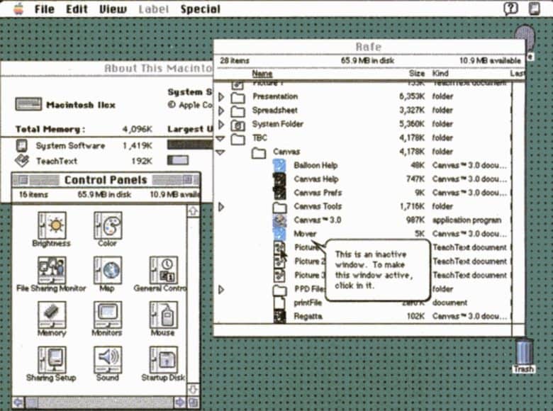 Mac OS System 7 screenshot