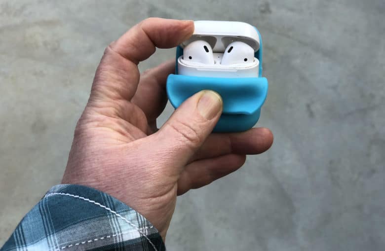 The PodPocket Flex makes it slightly trickier to access your AirPods.