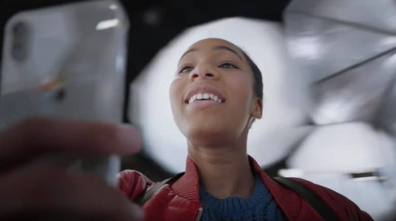 iPhone X portrait lighting ad