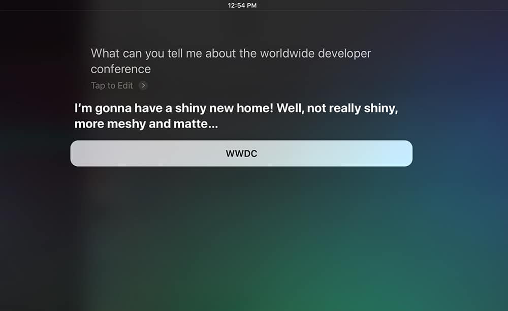 Siri talks about getting a new voice and a new home.