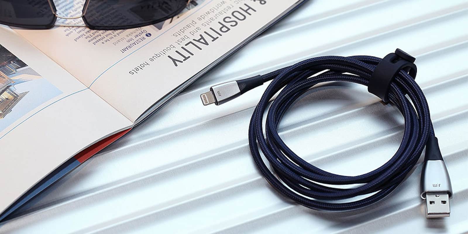 This enhanced Lightning cable is stronger and 3 times faster than normal.