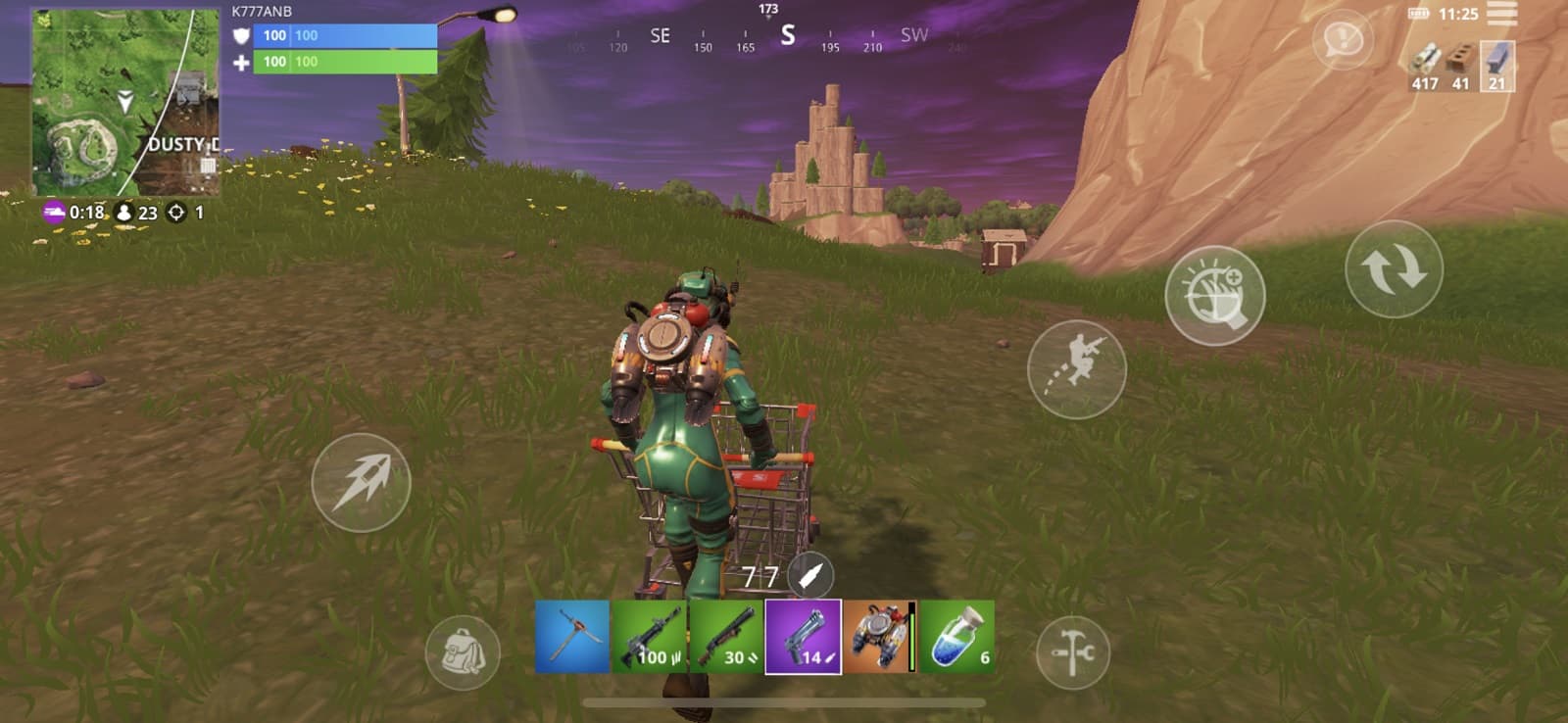 Fortnite shopping cart