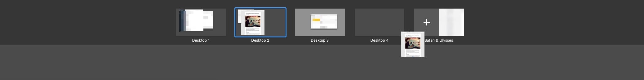 Enter Split View when you’re already in full-screen Use Mission Control to add apps to spaces.