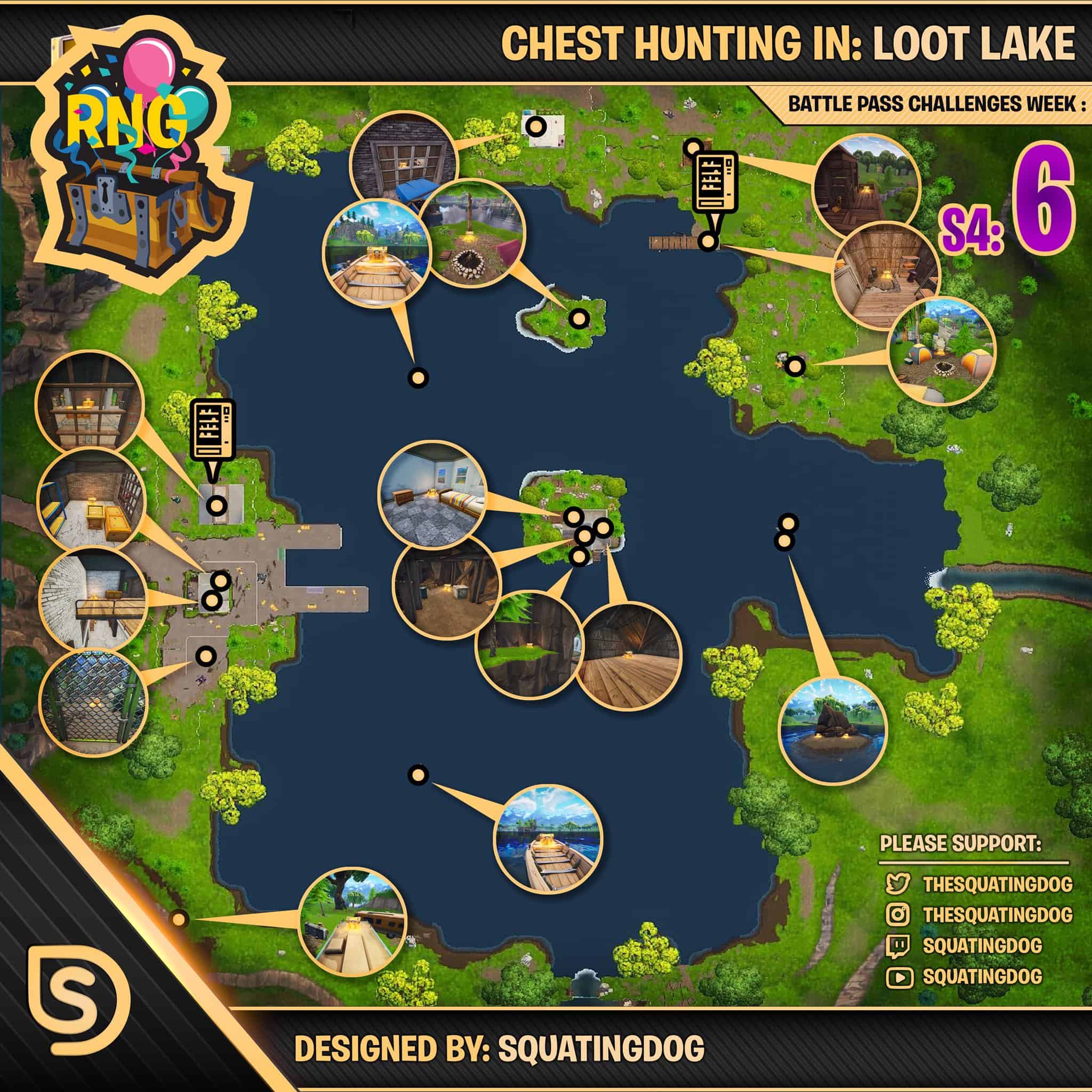 Fortnite chests Loot Lake