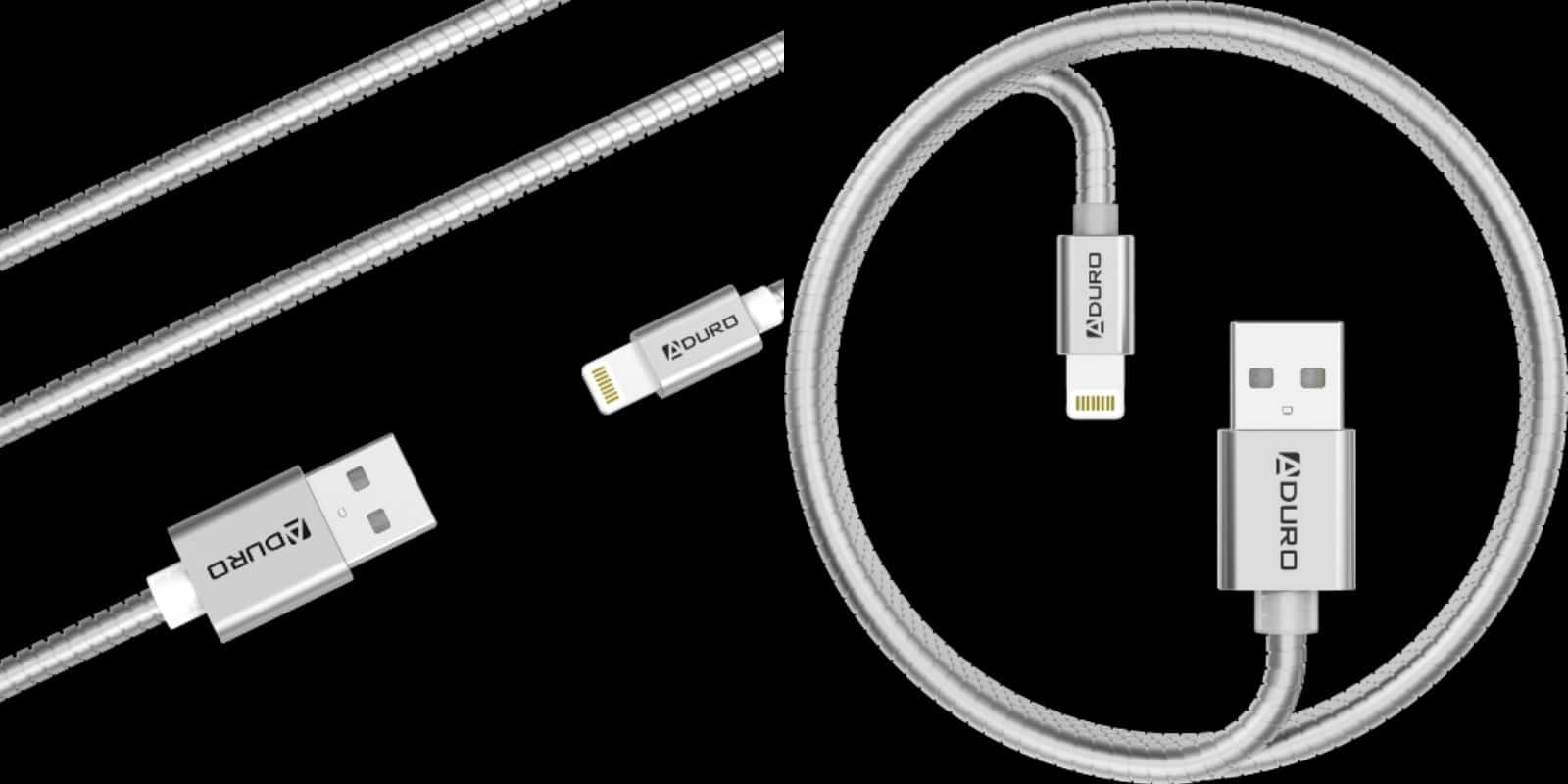 This metal-reinforced Lightning cable adds extra life and length to your iDevice's lifeline.