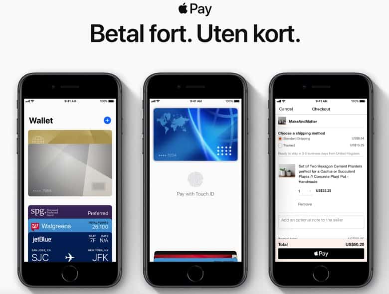Norwegian Apple Pay