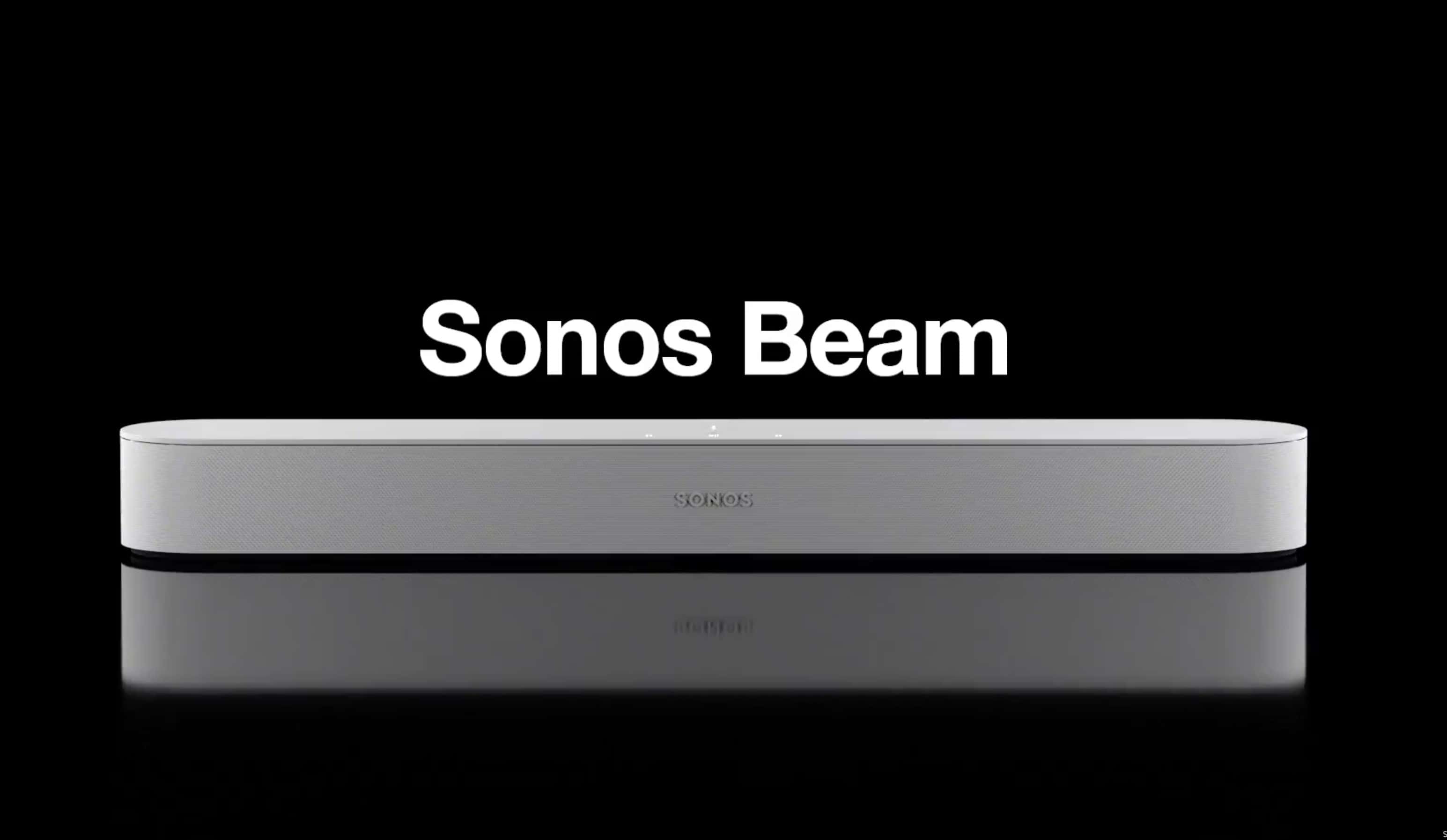 masculino Residencia Garganta Sonos busts out new Beam sound bar, plus AirPlay 2 support | Cult of Mac