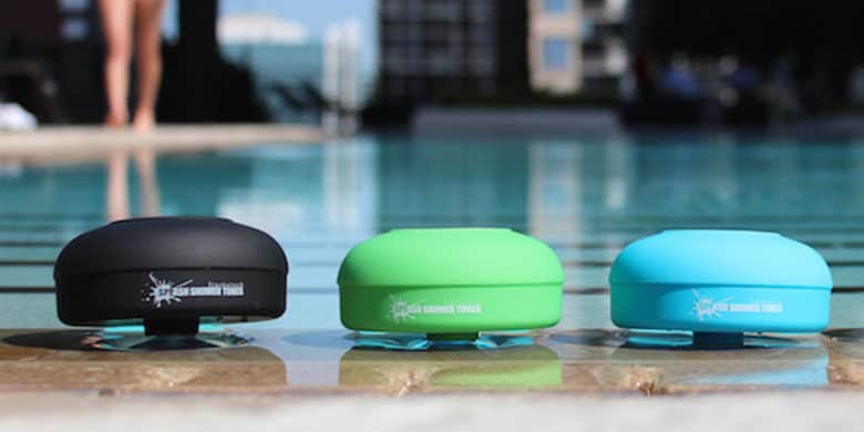 Can't get away from your shows and tunes? Bring them into the shower with you thanks to this waterproof Bluetooth speakers.