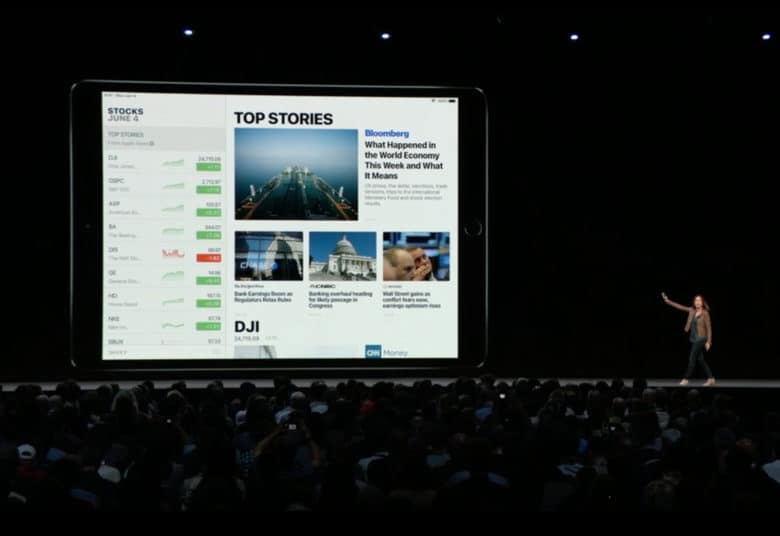 stocks on ipad_WWDC18