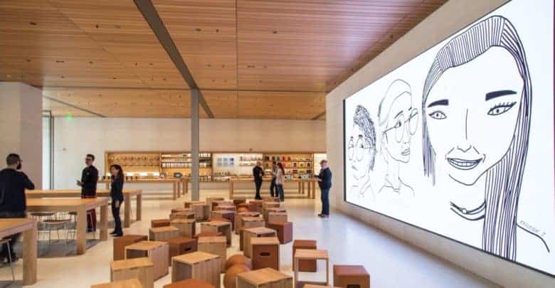A look inside Apple's new store.