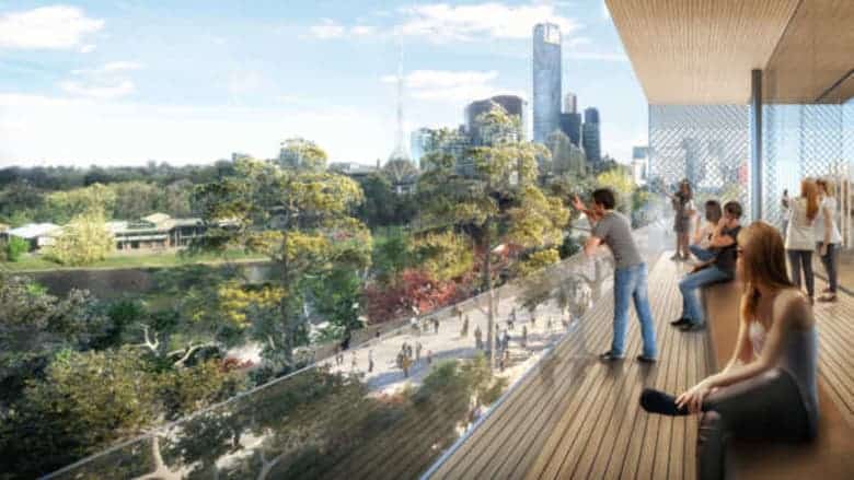 The view from the proposed new store,