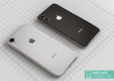 2018 iPhone next to 2017 iPhone X