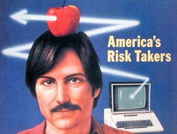 Steve Jobs on the cover of Time magazine in 1982.