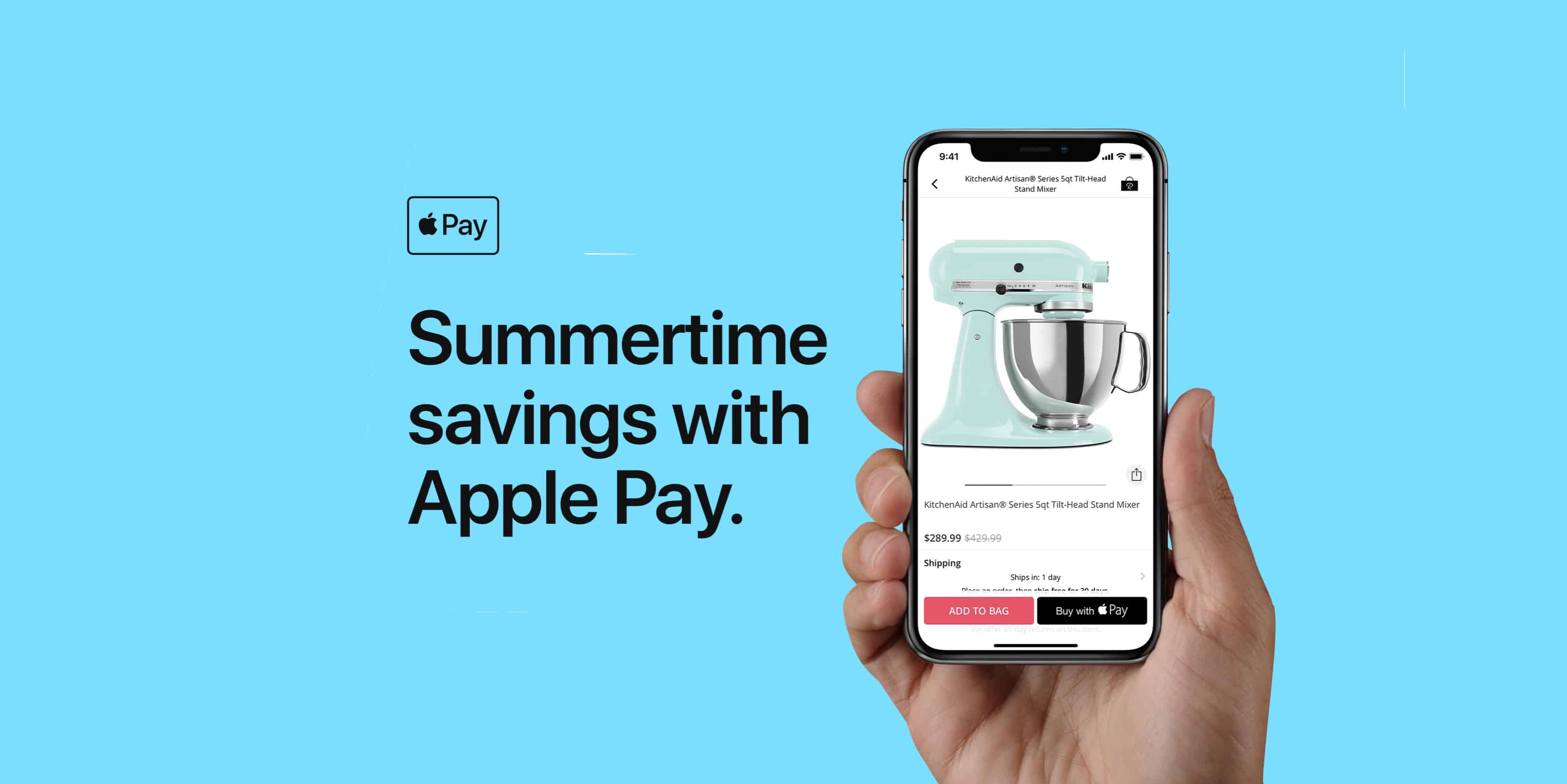 There are deals to had this summer if you just use Apple Pay.
