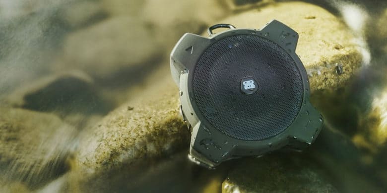 This super tough, waterproof speaker is ideal for any camping trip or day at the beach.