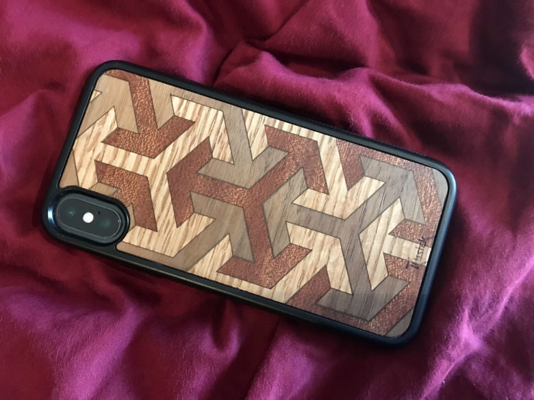 Rustek Axis Inlay wooden iPhone case