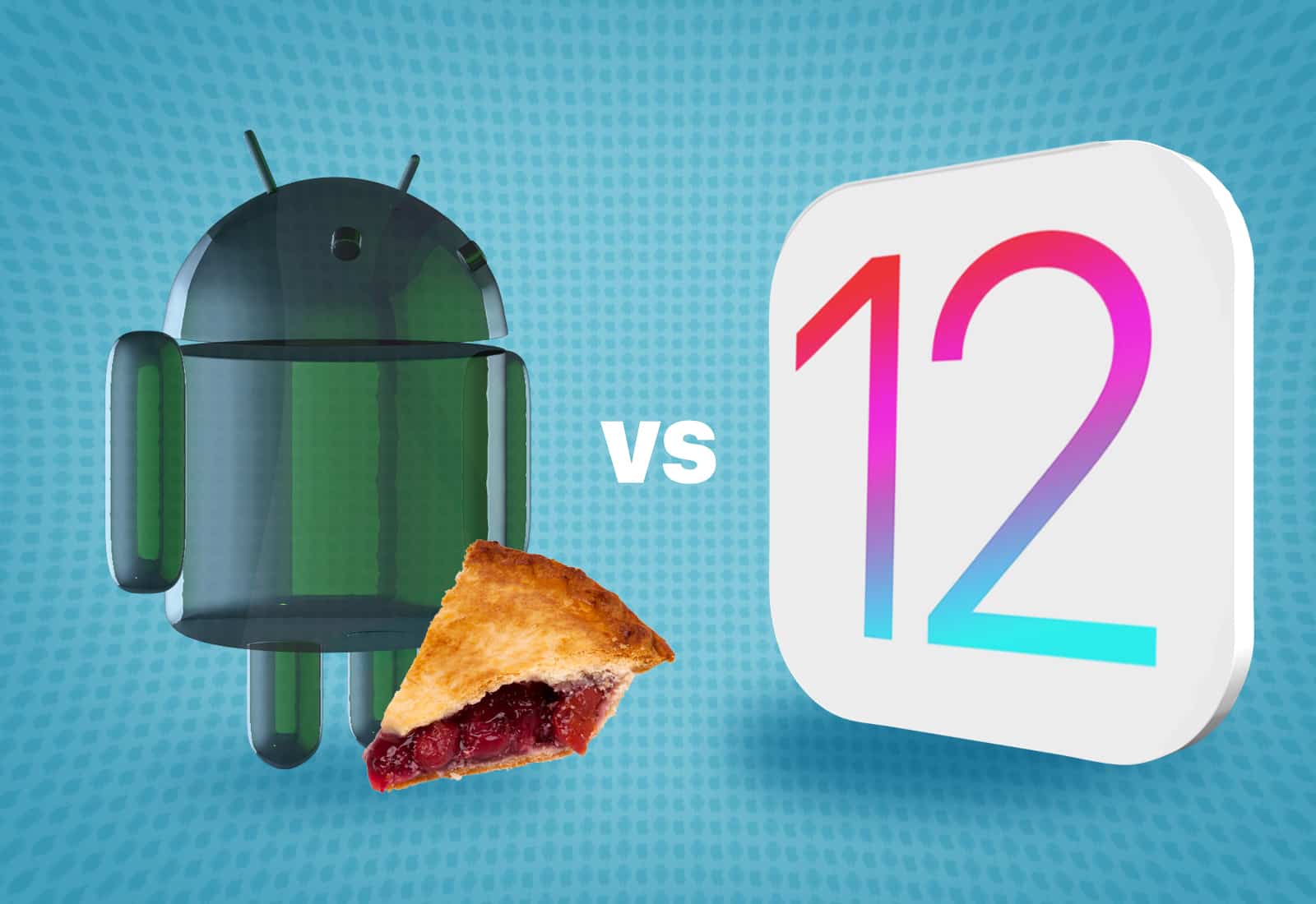 Which wins the features arms race, Android 9 Pie vs. iOS 12? Here's how they compare.