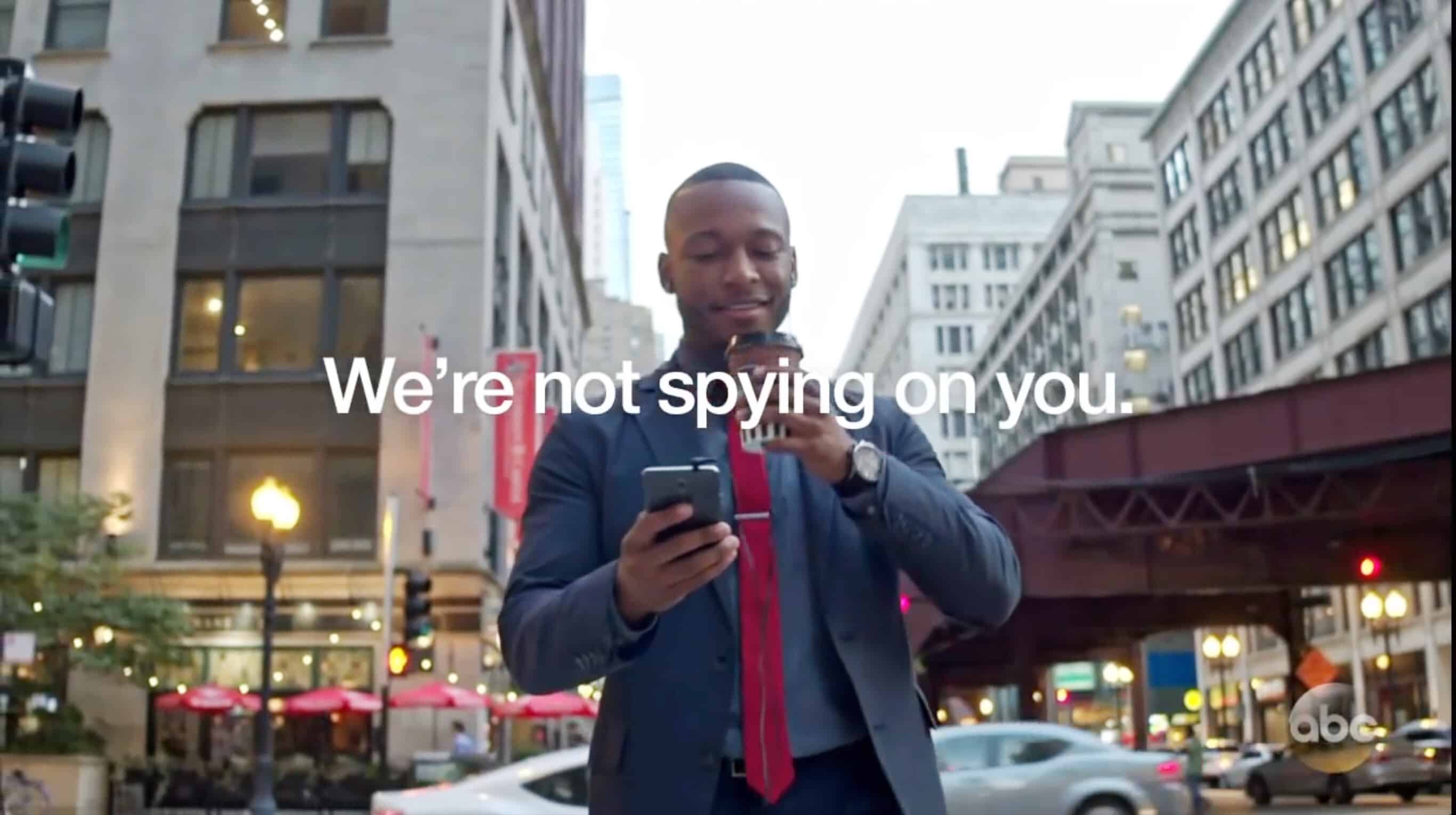A late-night comedian pokes fun at our paranoia about iPhone privacy violations.