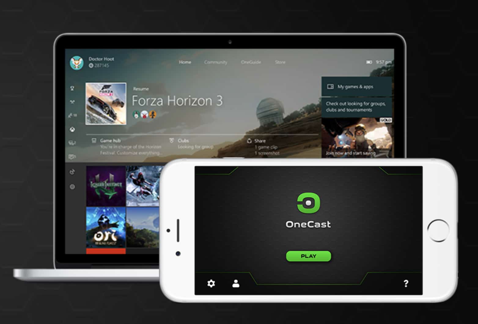 OneCast stream Xbox One games to iPhone and iPad