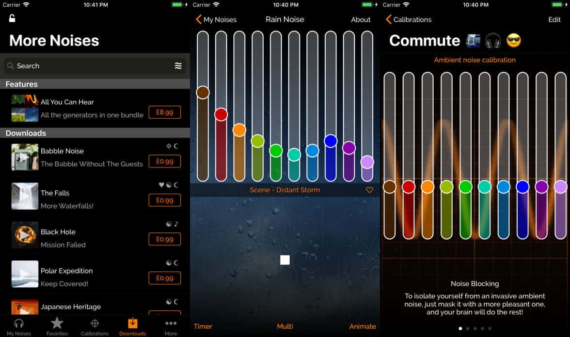 MyNoise lets you futz with relaxing soundscapes instead of working.