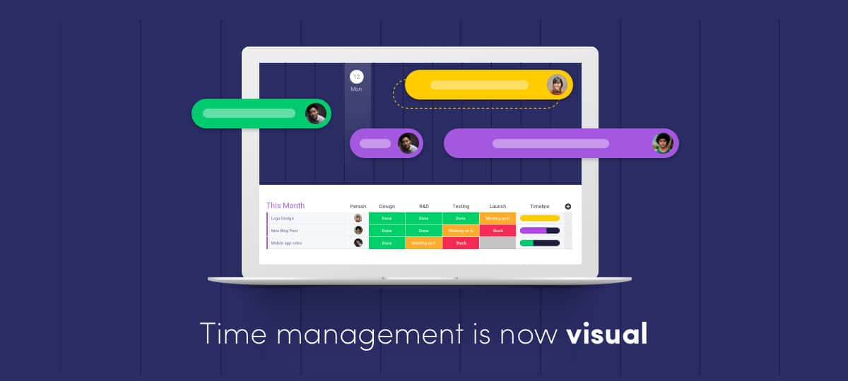 monday.com brings refined visual design to the team management space.