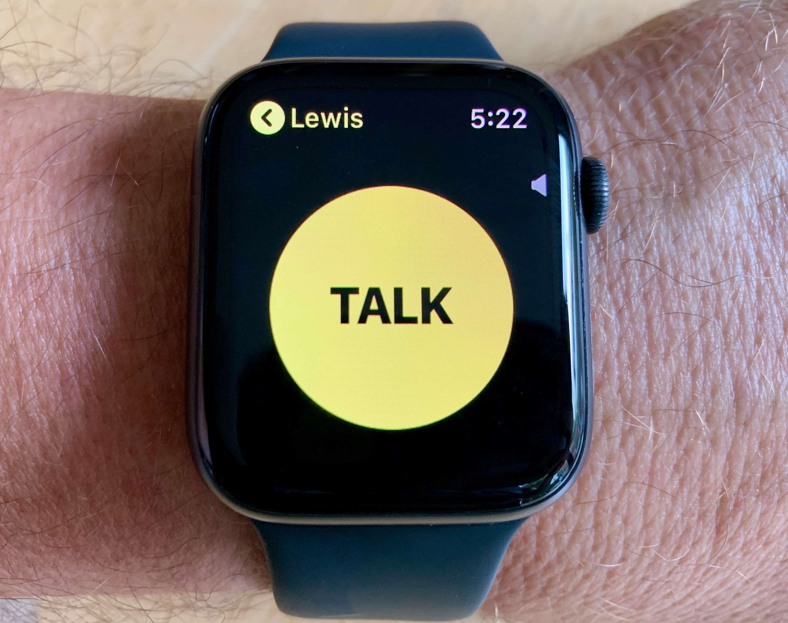 The Apple Watch Walkie Talkie app is a great way to chat with family and friends.