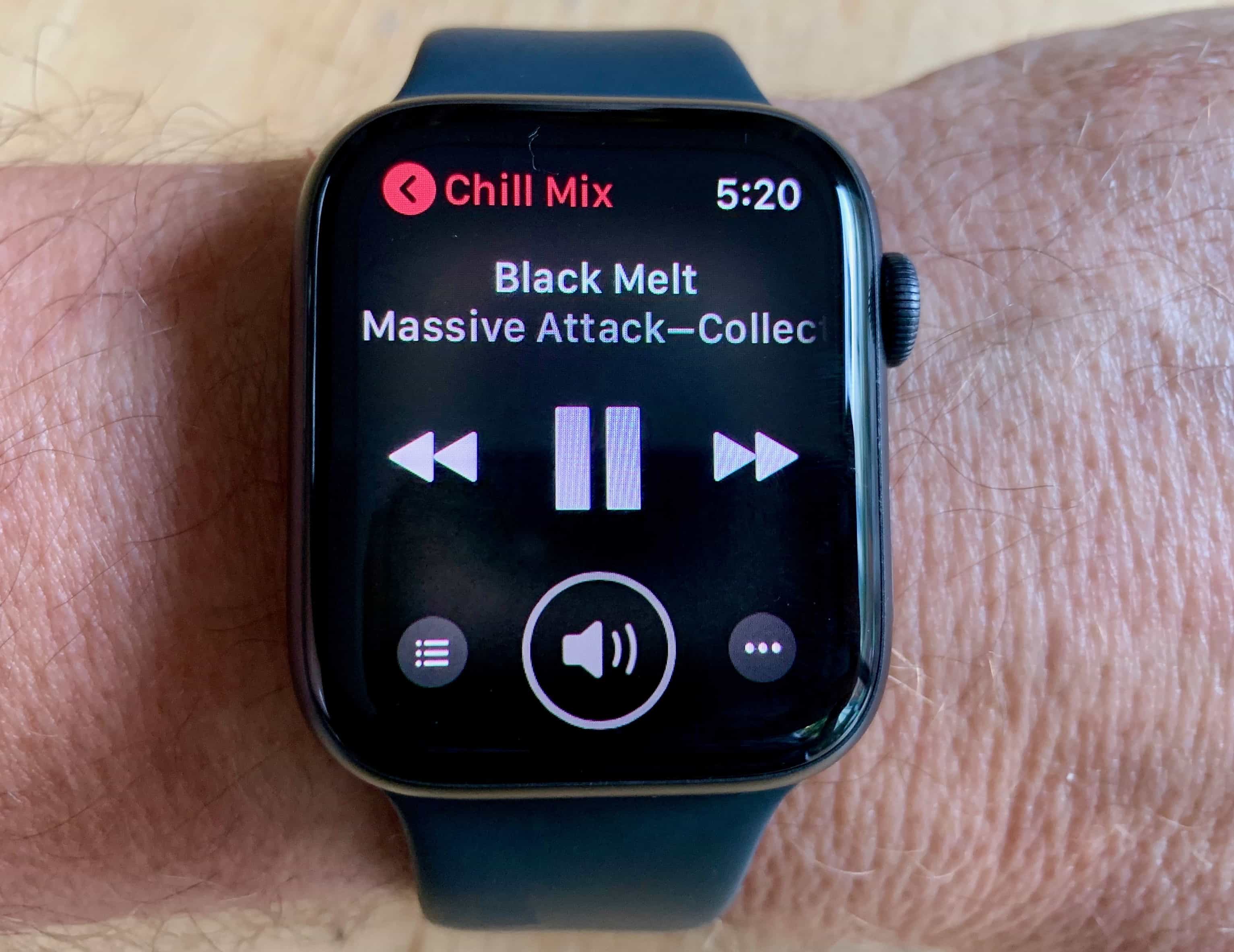 Apple Watch Series 4 Music App