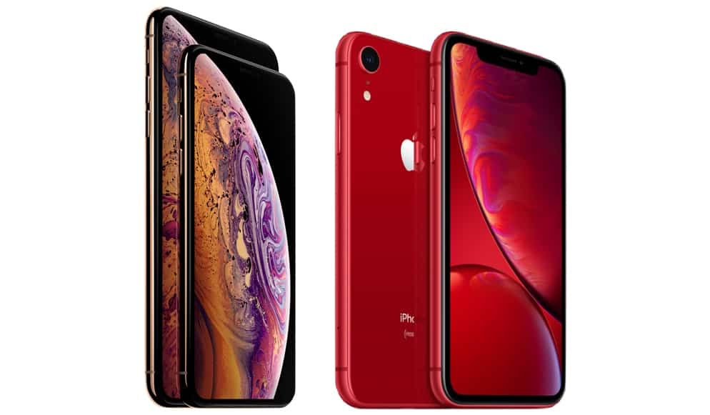 iPhone XS, iPhone XS Max, and iPhone XR