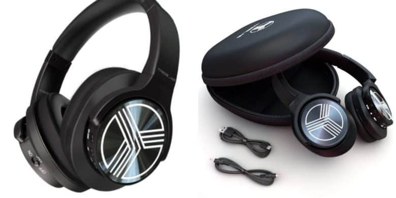 These comfy over-ears offer premium audio quality, long battery life, and noise cancellation.