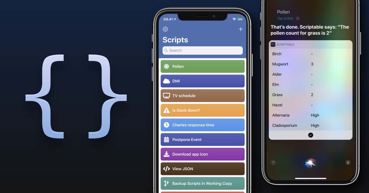 Scriptable works a lot like Siri Shortcuts, only more difficult.