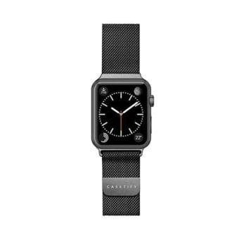 Casetify Steel Mesh Apple Watch band in black