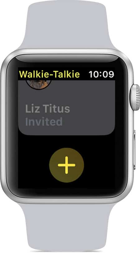 Walkie-Talkie invitation.