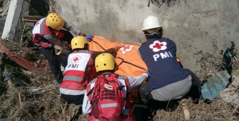 The Indonesian Red Cross is conducting search and rescue operations on Sulawesi Island.