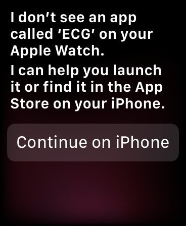 There's no ECG app on their Apple Watch Series 4 after installing watchOS 5.1.