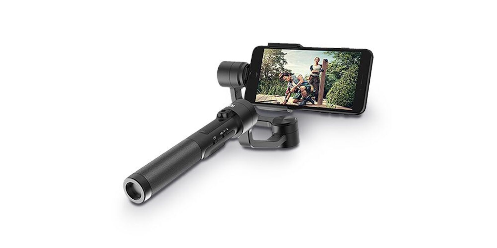 Easily shoot ultra steady video and take crisp photos with this flexible, stable gimbal for iPhone and GoPro.