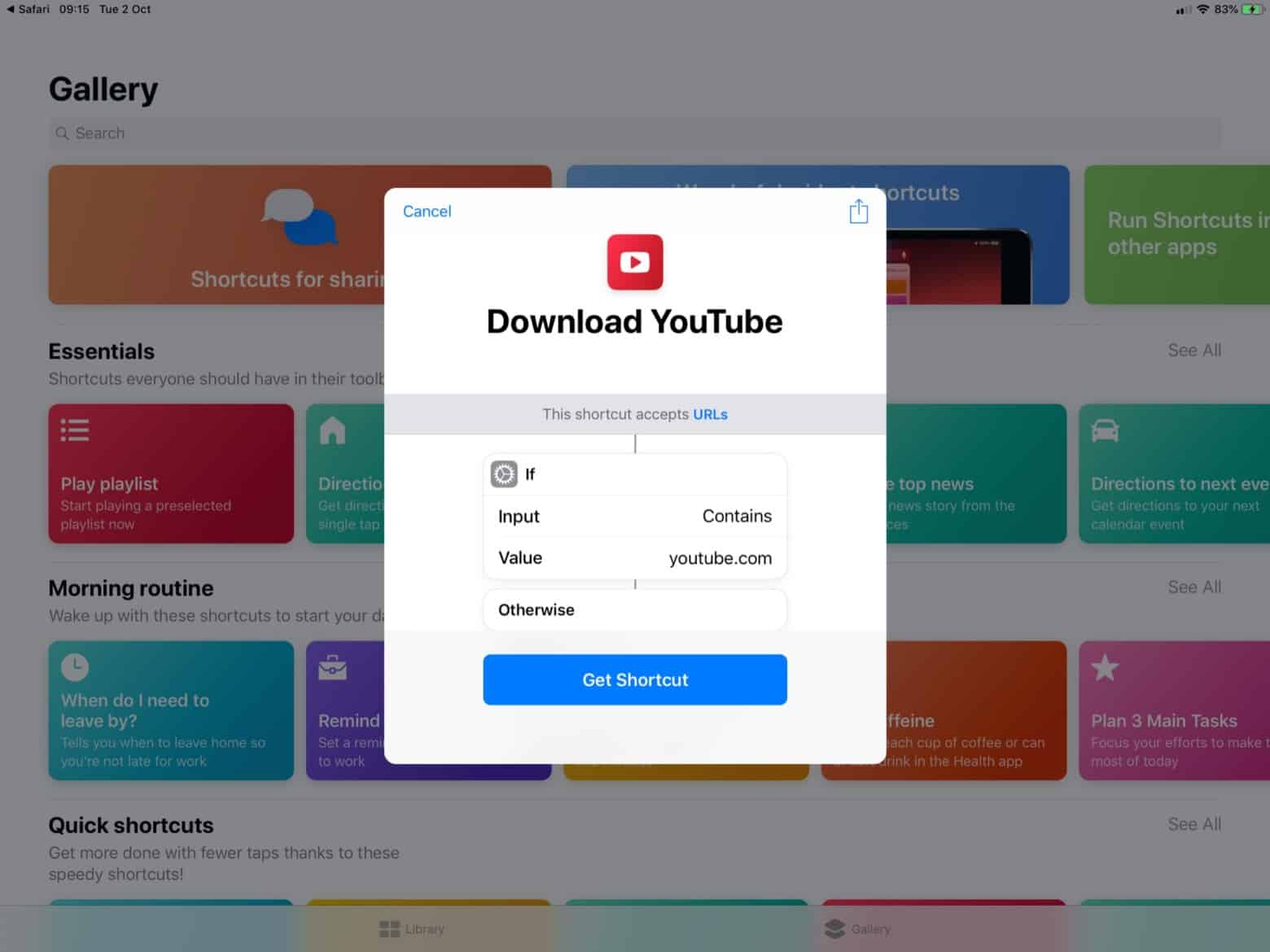 Use Shortcuts to download YouTube Videos on iPhone Cult of Mac