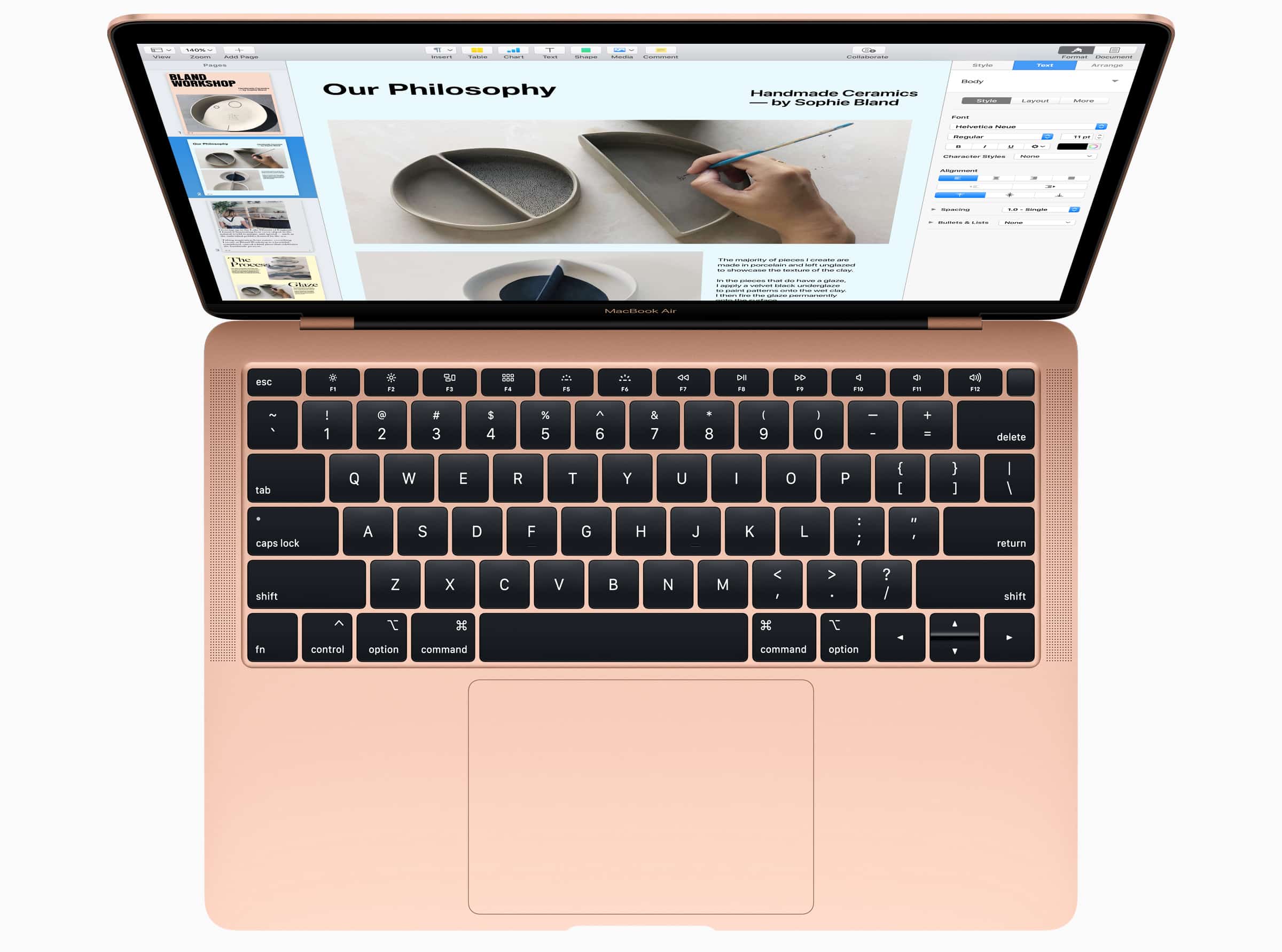 MacBook Air 2018 open