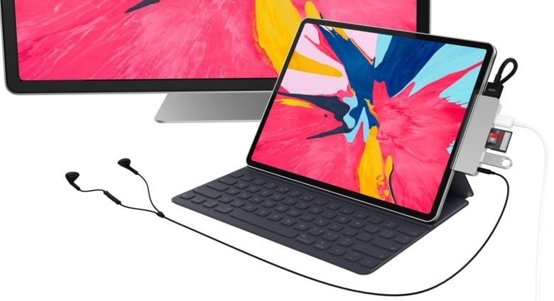Hyper's iPad Pro USB-C hub boasts no less than 6 ports.