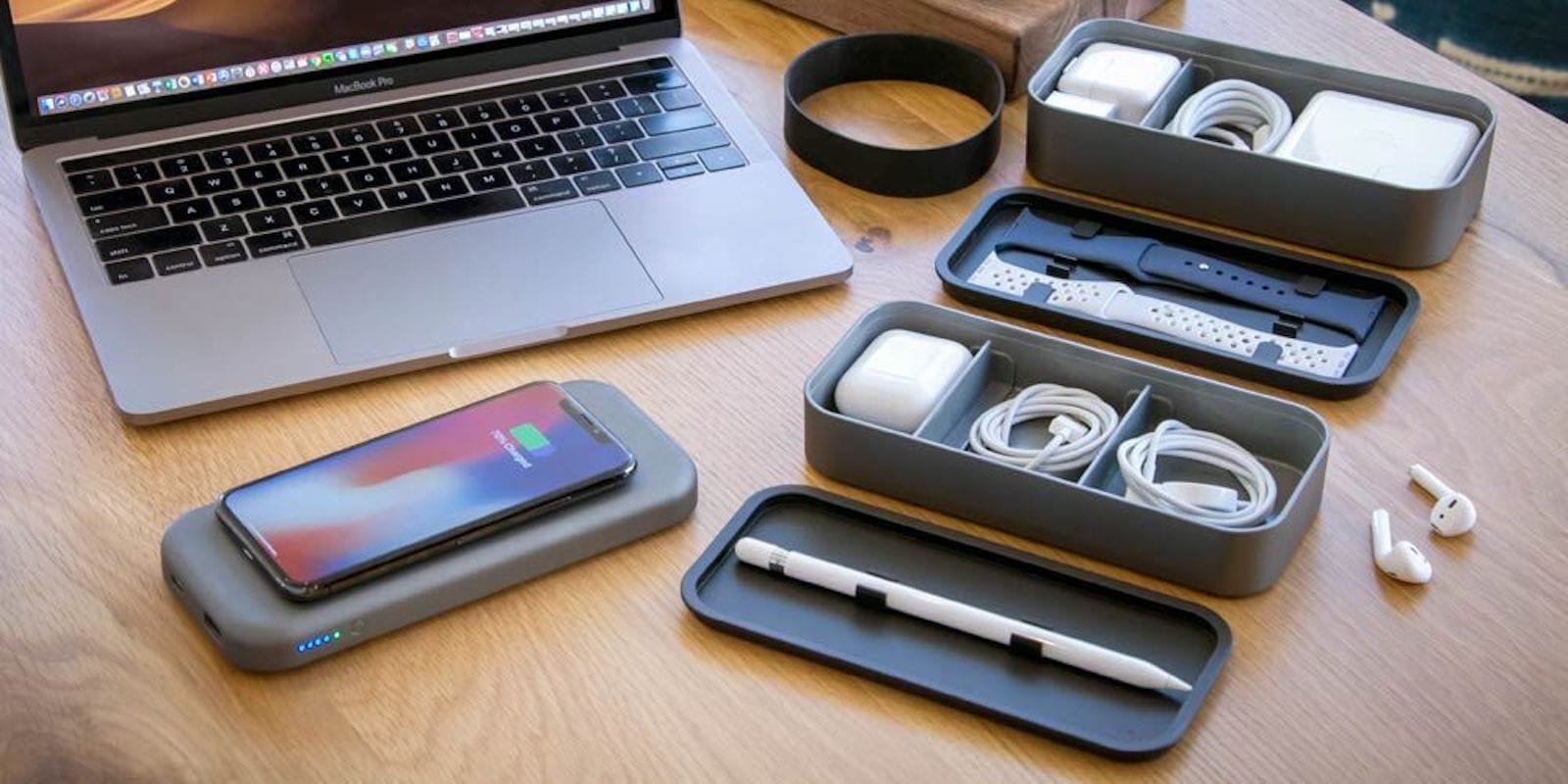 Apple accessories organizer