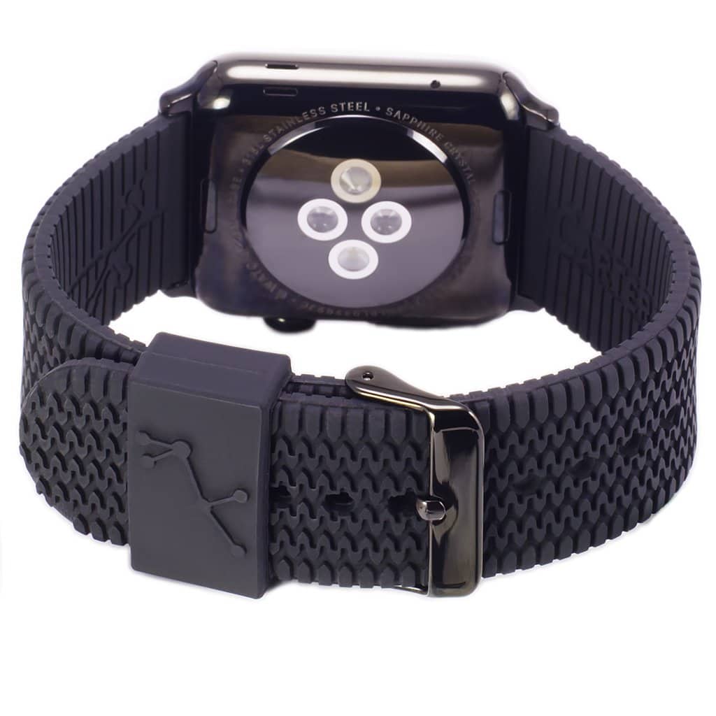 Carterjett Tire Tread Sport Apple Watch Band in Black