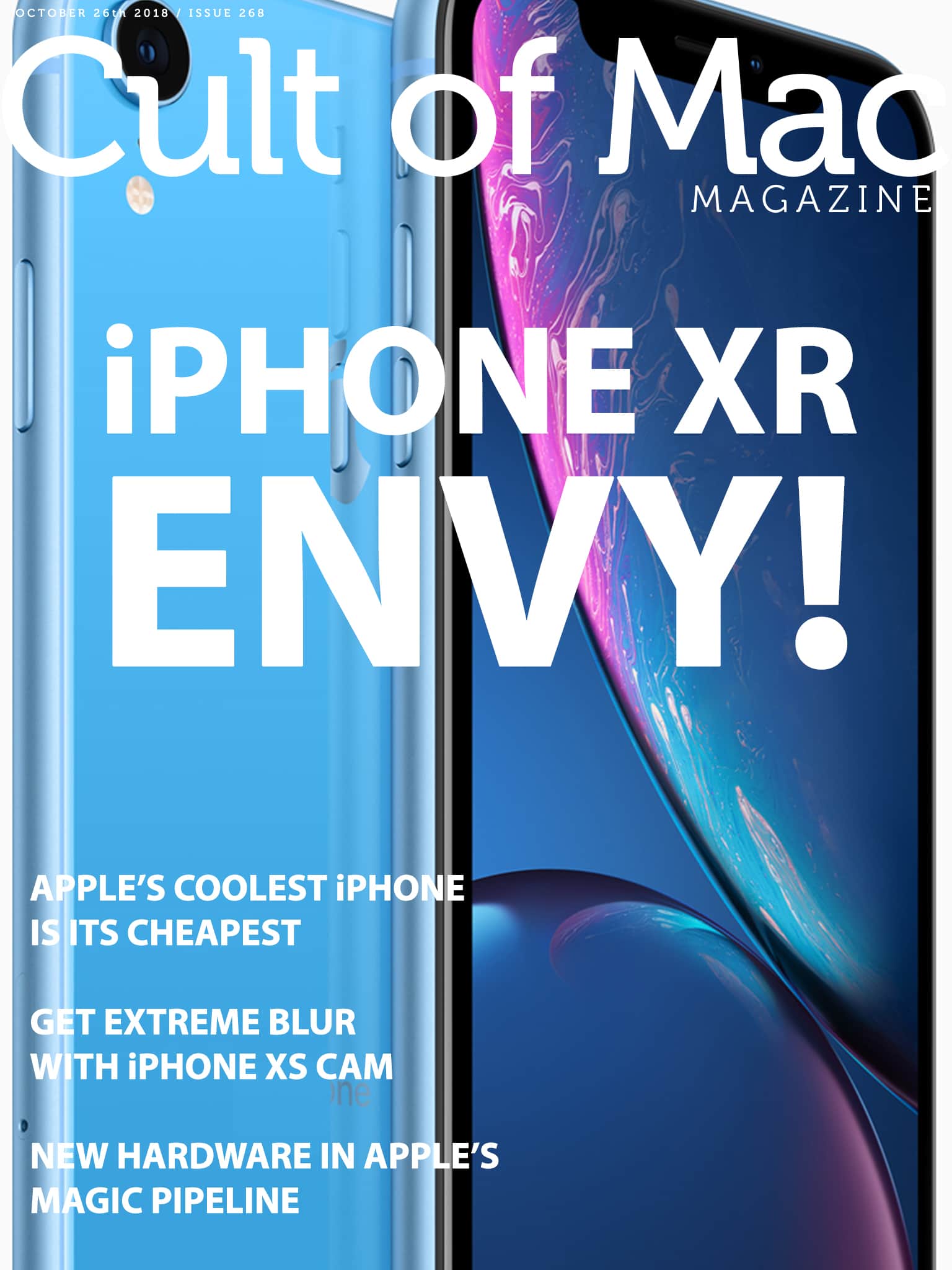 Just how good is the iPhone XR? We're head over heels! Read all about it in Cult of Mac Magazine Issue No. 268.